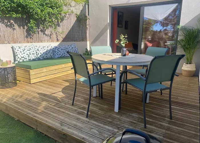 Maison Jardin Tram,mer 15mn Voiture Σπίτι διακοπών Saint-Jean-de-Védas