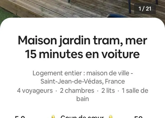 Σπίτι διακοπών Maison Jardin Tram,mer 15mn Voiture Saint-Jean-de-Védas